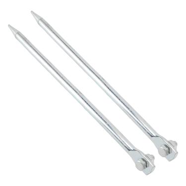 Imagem de 2pcs Kit de Haste de Aterramento de Cobre, Pino de Aterramento Com Arame de Arame de Cobre de Cobre Braçadeira de Fios de Haste Moída para Cercas Elétricas Gerador de Antenas