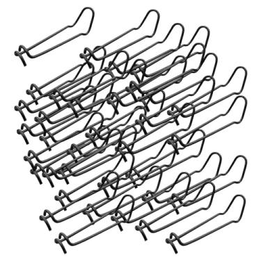Imagem de Baoblaze 50x clipes de suporte de plantas de jardim, clipes de fixação, grampos de conector de treliça de plantas, clipes de aço para tubos de suporte de, para 20mm
