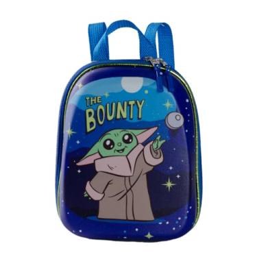 Imagem de MOCHILA INFANTIL STAR WARS GROGU AZUL - DIPLOMATA - 3861CX24