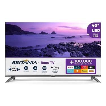 Imagem de Smart Tv 40 Britânia Btv40m9gr2cgb Roku Led Dolby Audio