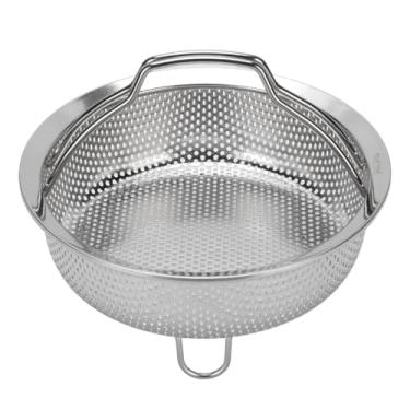 Imagem de Cesta para Vapor com Alça Dobrável, Coador Multifuncional para Vapor, Cesta para Vapor de Legumes em Aço Inoxidável 304, Cesta para Vapor de Legumes para Panela Elétrica de (M)