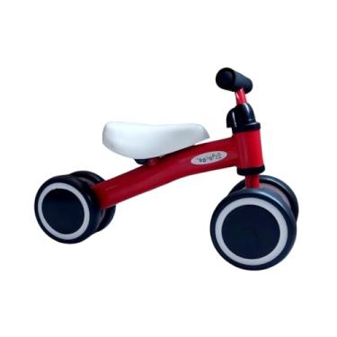 Imagem de Bicicleta De Equilíbrio 4 Rodas Bebê Sem Pedal Infantil Criança (VERMELHO)