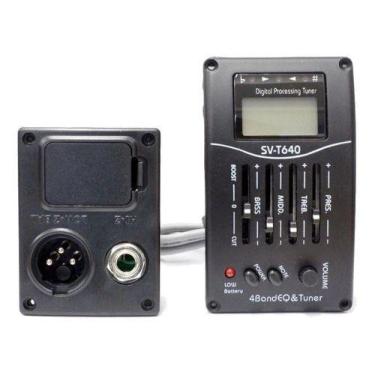 Imagem de Pré Equalizador Ativo Andaluz Svt-640 P/ Violão Com Afinador