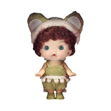 Imagem de Kawaii 10cm Mini Bonecas BJD Para Meninas Com Roupas Surpresa Fofas OB