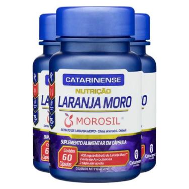 Imagem de Kit 3 Laranja Moro Catarinense 400mg 60 Cápsulas