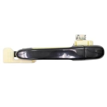 Imagem de PT Auto Warehouse HY-3235S-RL - Maçaneta externa externa, preto liso - com suporte, lado esquerdo do motorista traseiro