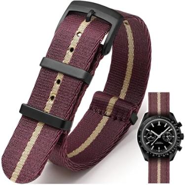 Imagem de Nizonlaie Pulseira de relógio de nylon balístico militar com fivela pesada de 18 mm, 20 mm, 22 mm, 24 mm de espessura, G10, de nylon premium, pulseira de substituição para relógio inteligente para