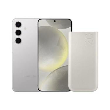 Imagem de S24 (256GB) - Cinza + Bateria Carregador Portatil 3x USB-C 20000mAh Su