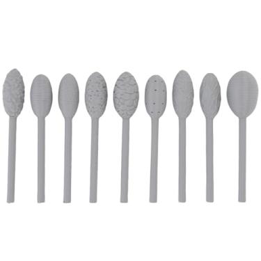 Imagem de Haofy Ferramentas de Rolos de Barro Conjunto de 9pcs Carimbos de Padrões Reutilizáveis ​​para Argila de Polímero, Cerâmica Seca Aer