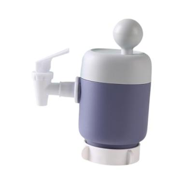 Imagem de IEUDNS Bomba manual para recipiente de água potável, sifão pressurizado manual, acessórios universais, compactos para escritório doméstico, à prova de, Roxo