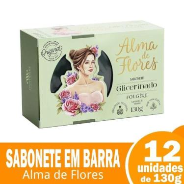 Imagem de Sabonete alma de flores 12x130g glicerinado fougere