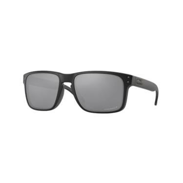 Imagem de Óculos de Sol Oakley Polarizado Holbrook 0OO9102L 9102D6 Tam 55 / Preto Fosco - Lentes Prizm Black Polarized