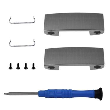 Imagem de Adhiper Peças De Reposição Metal Para Dobradiça Studio Pro Compatíveis Com Fones Ouvido Beats, Kit Durável Faixa Cabeça Dobrável, Conjunto Pinos Capa (Cinza Prateado)