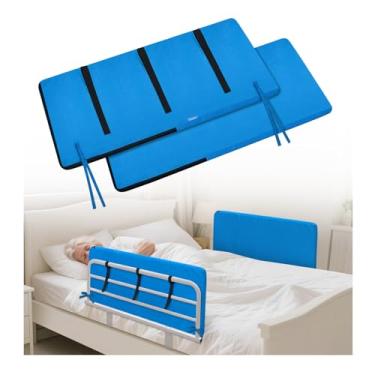 Imagem de AOSSA Almofadas de trilhos de cama para idosos adultos para-choques grades de assistência de cama para idosos barras de proteção de segurança médica trilho lateral almofadas de enchimento hospitalar