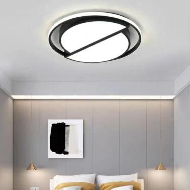 Imagem de Luminária Led Moderna de Teto Para Quartos Luz Fria e Luz Quente, SU-1