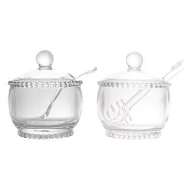 Imagem de Conjunto de Cristal Pearl: Meleira e Açucareiro com Pegador – Wolff