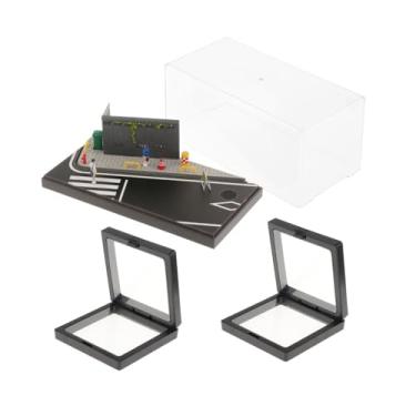 Imagem de JunZheHub Caixa para Exibir Modelo de Carro Fundido 1/64, Cenário Miniatura de Estrada, Style a, Tamanho real