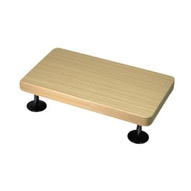 Imagem de Generic Suporte de alto-falante de madeira para estúdio para instalação em monitores de estúdio, estante de livros, White S