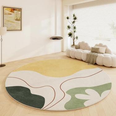 Imagem de Tapetes para quarto, macios e fofos, para vestiário, leves, luxuosos, para decoração de sala de estar, abstratos e grossos (200x200 cm/A)