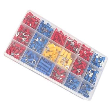 Imagem de Conector do Terminal Com Fio, Terminal Pressionado a Frio para Cabo, Modelo de Interface Vários Terminais para Fiação Elétrica, Baixa Frequência, Prática