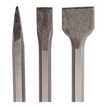 Imagem de Kit Ponteiro E Talhadeira Encaixe sds-plus P/makita Bosch/dewalt - Ide