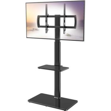 Imagem de Suporte de TV de chão com suporte Hemudu HT2002B para 27-65 polegadas