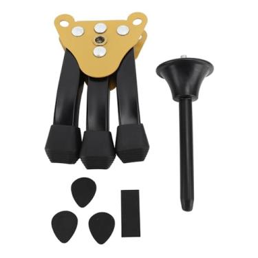 Imagem de Suporte de clarinete de flauta portátil anti deslizamento dobrável suporte oboe stand para soprano saxofone de instrumentos de de aço adesivo de esponja de aço de plástico