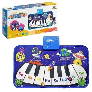Imagem de Tapete Infantil Musical de Piano Astronauta Interativo para Bebês Art 