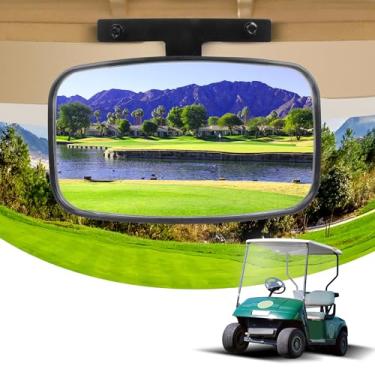 Imagem de KAKABAS Espelho retrovisor panorâmico grande para carrinho de golfe para Yamaha Club Car EZGO