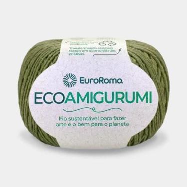 Imagem de Linha Ecoamigurumi Novelo 254 Metros 516TEX Euroroma Fio 8/7, 805 Verd