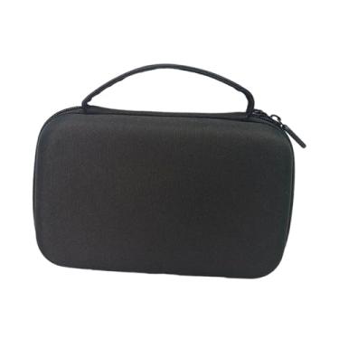 Imagem de Generic Organizador eletrônico, bolsa de viagem compacta, bolsa de armazenamento portátil com divisória para parafuso, telefone, fones de ouvido e pen drive, Preto