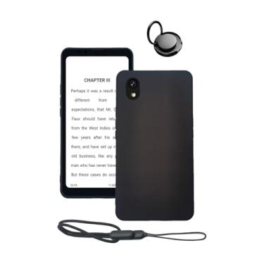 Imagem de Capa para celular Bigme HiBreak Pro 15.6 cm Epaper, WUNIKA design à prova de quedas, fina, leve, à prova de arranhões, capa de TPU de borracha de silicone de proteção durável com suporte de anel de