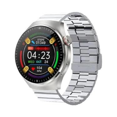 Imagem de Relógio Inteligente Feminino Com Monitor De ECG, PPG, Ácido Úrico, Lip