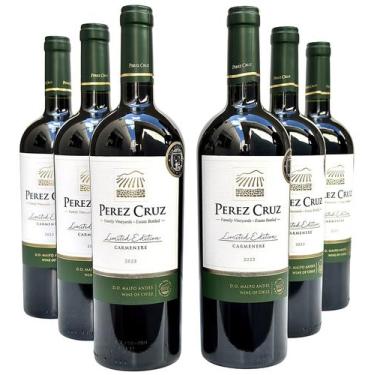Imagem de Vinho Perez Cruz Limited Edition Carmenere  Kit Com 6 Garrafas  Oferta