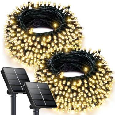 Imagem de Luzes solares de corda OZS 2x120LED 29m à prova d'água ao ar livre