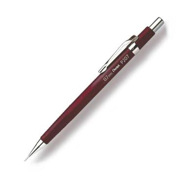 Imagem de Lapiseira 0.7mm P207 Japonesas Ebitchá Vermelho - Pentel