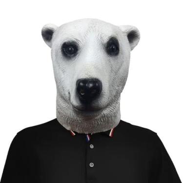 Imagem de Máscara Látex Vampiro Velho Cabelo Presas Halloween - MHR