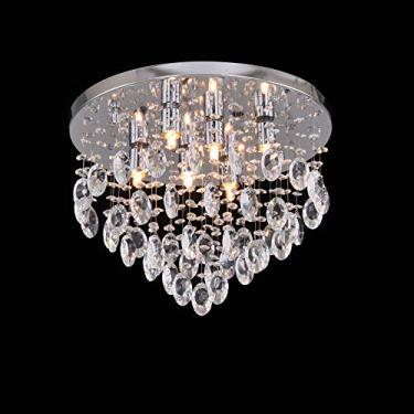 Imagem de Hevvy Plafon redondo com Cristais transparente