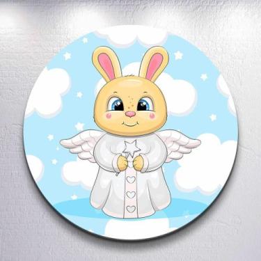 Imagem de Painel festa infantil Anjinhos capa redonda tamanhos diversos mini e g