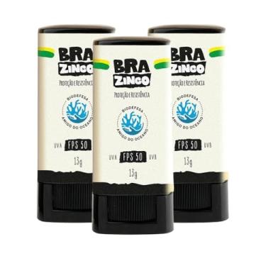 Imagem de Kit Trio Protetor Solar Facial Vegano Brazinco - Incolor