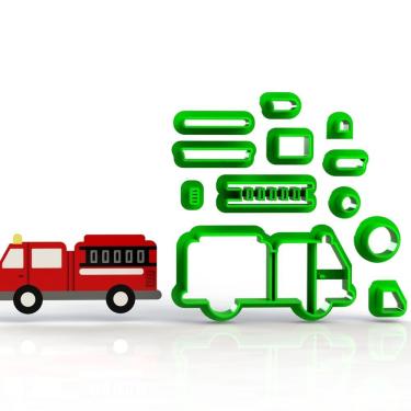Imagem de Cortador Bombeiro Caminhão Modular Tamanho 5Cm