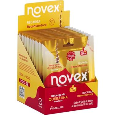 Imagem de Sachê Recarga de Queratina Brasileira Novex 30g