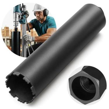 Imagem de Broca Azul para Perfuratriz Serra Copo Coroa Diamantada 108mm X 450mm 