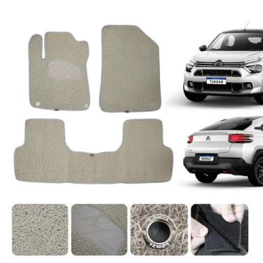 Imagem de Tapete Automotivo Capacho Para Basalt Cor Bege 24 25 26 sem odor 3 pçs