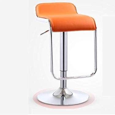 Imagem de Bancos De Bar Undr, Elevadores De Cadeira, Bancos De Bar Domésticos, Bancos Altos, Cadeiras De Bar, Bancos Altos De Recepção, Cadeiras De Bar Minimalistas Modernas, Orange