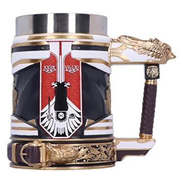 Imagem de Nemesis Now Tanque Destiny Gjallarstein 15,5 cm, resina, mercadoria oficialmente licenciada, caneca de cerveja exclusiva, fundida em resina, pintada à mão, inserção removível