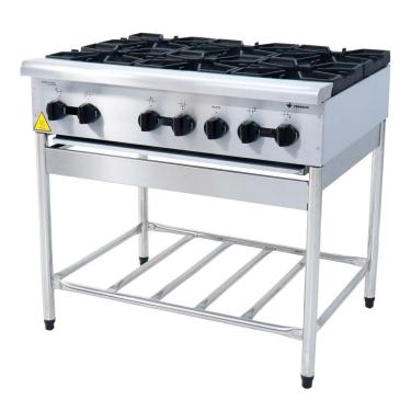 Imagem de Fogão Americano De Mesa 6 Bocas Baixa Pressão Chama Piloto Gás Glp Fa6p