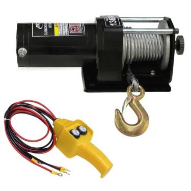 Imagem de Guincho Eletrico 12V 3000LBS/ 1360Kg Cabo de Aco GE1360-1 ACM TOOLS