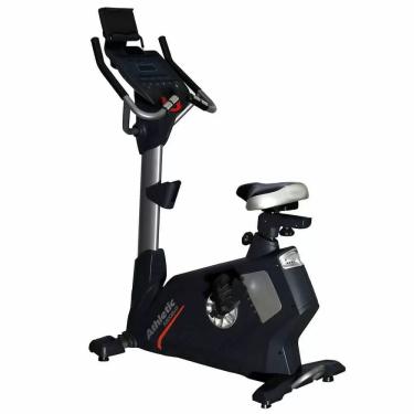 Imagem de Bicicleta Vertical Profissional Athletic 5900BVP 150kg 15kg Inércia 20 Níveis Eletrônicos
