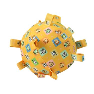 Imagem de Brinquedo de futebol para cães, brinquedo para cães com bola de futebol,Brinquedo interativo para mastigar cachorro - Brinquedos para mastigar cães com alças, brinquedos interativos para cães